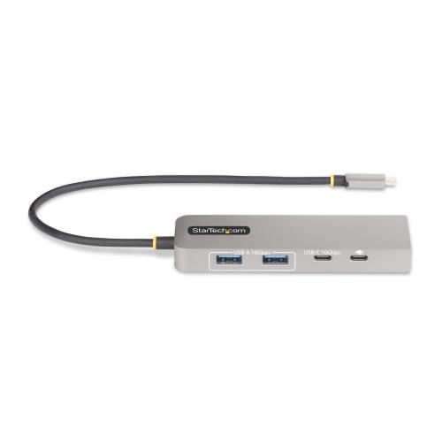 StarTech.com USB-Cハブ／3ポート／2x USB-A + 1x USB-C／USB 3.2 Gen 2／100W PDパススルー／有線LAN／高速転送 充電 軽量モデル 10G2A1C25EPD-USB-HUB_2