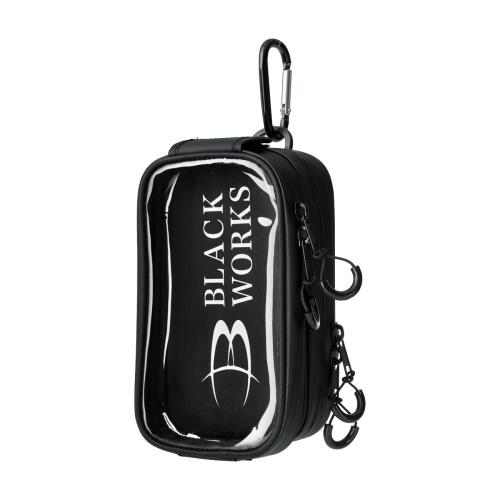 がまかつ(Gamakatsu) アディショナルポーチ GM2610 ブラック (BLACK WORKS) クリアタイプ