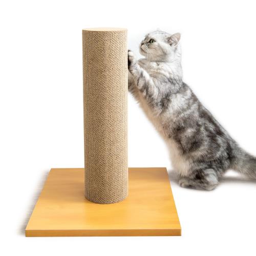 Happy Days(ハッピーデイズ) スクラッチポール本体 猫用 立ってつめとぎ ゴミが出にくい