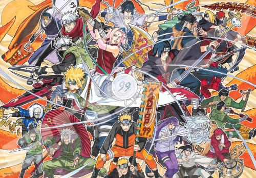 エン天の原(ENSKY) NARUTO-ナルト-NARUTOP99 51×73.5糎 謎合わせ 1000平和条約 JIGSAW PUZZLE 1000T-502