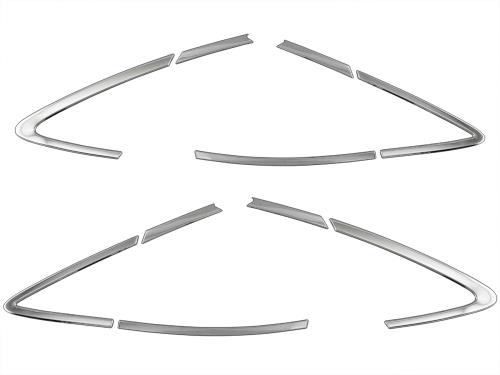 BRIGHTZ プリウス 60 61 65 超鏡面ステンレスメッキサイドウィンドウモール 10PC  PIL−ETC−061  ZVW60 ZVW65 MXWH60 MXWH61 MXWH65 ZVW MXWH W60 W65 H60 H61 H65