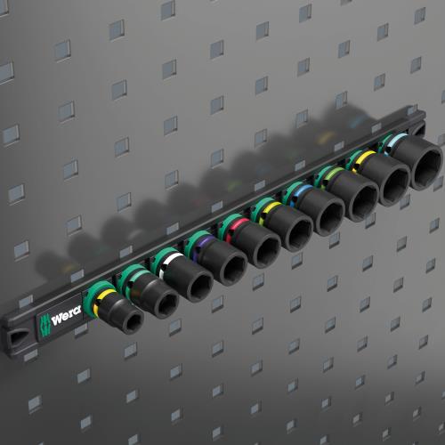 Wera(ヴェラ) 05005451001 | 9607 マグネットレール B インパクター1, ソケットレンチセット, 10点 日本正規輸入品_6
