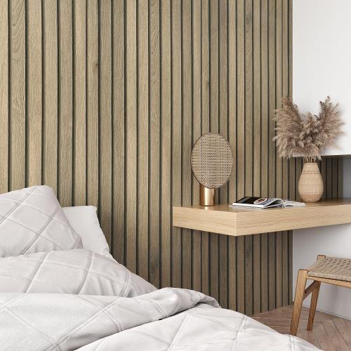 VEELIKE 木板調 壁紙シール 40ｘ900cm リメイクシート 木目シート テーブル リメイクシート モクメ ベージュホワイト キッチンシート 壁紙クロス 防水 カッティングシート インテリア おしゃれ ふすま紙 家具 木目 厚手 のり不要 賃貸ok 原状回復 表面強化 耐摩擦 撥水・防水