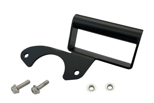 キジマ(Kijima) バイクパーツ マウントバーステー パイプ径22.2mm 有効長100mm スチール製マットブラック仕上げ X350 HD-04691
