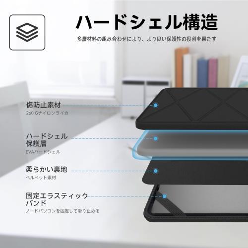 Smatree ハード EVA 保護スリーブケース 16インチ LAVIE N16；15.6インチ NEC？LAVIE Direct N15；？LAVIE Direct N15(S)；？VersaPro J/PC A4ラインアップ タイプVX/VX-G ラップトップ用ハードケース 防水 360度耐衝撃(X8294)_3