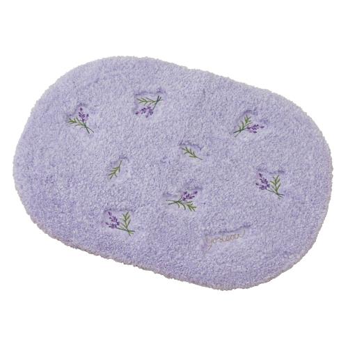 センコー(Senko) S.D.S スイートラベンダー トイレファブリック バスマット 約45×60cm ラベンダー 花柄 15899