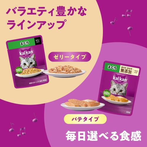 カルカン パウチ パテ 1歳から 60g×120袋（12袋入り×10箱） 着色料・発色剤 無添加 まぐろ ほたてだし入り 成猫用 やわらかパテウェットフード キャットフード 総合栄養食 水分補給 毎日食べることを考えたウェット 猫 kal kan 大容量 まとめ買い ケース販売 新カルカン_4