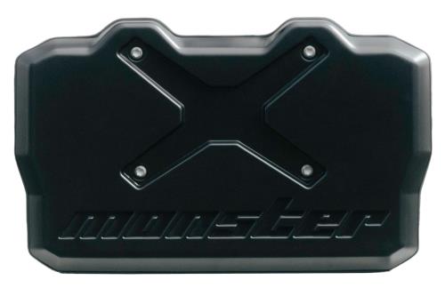 MONSTER SPORT スペアタイヤレスカバー ジムニー[JB64Ｗ]他 スズキ車 JB64 リアゲートカバー スムージングパネル AES(黒シボ) 772110-5500M