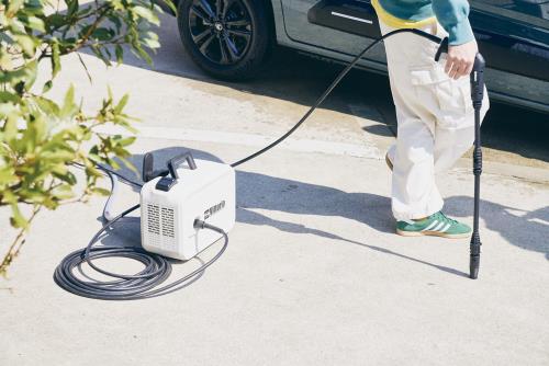 Vittorio(ヴィットリオ) 高圧洗浄機 ZS-705-10 静音タイプ 最大許容圧力 11.0MPa 常用吐出圧力7.0MPa  HighLow 機能付(常用吐出水量：(High)300L/h (Low)240L/h) ソフト高圧ホ−ス10m付 本体幅283×奥行391×高さ297？ 本体重量約6.4kg 洗車・外壁・住宅街