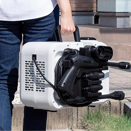 Vittorio(ヴィットリオ) 高圧洗浄機 ZS-705-10 静音タイプ 最大許容圧力 11.0MPa 常用吐出圧力7.0MPa  HighLow 機能付(常用吐出水量：(High)300L/h (Low)240L/h) ソフト高圧ホ−ス10m付 本体幅283×奥行391×高さ297？ 本体重量約6.4kg 洗車・外壁・住宅街