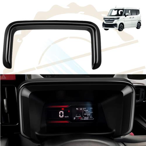 DodoxDIY 適用 新型 スペーシア カスタム スペーシア アクセサリー パーツ コンソールメーターパネルカバーガーニッシュ MK94S MK54S ハイブリッド G X GS XS 用品 内装グッズ ピアノブラック