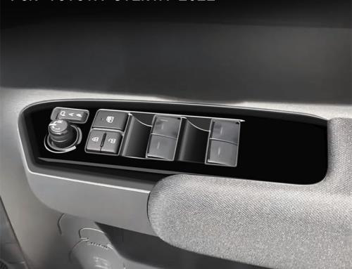 AKUSESARI 新型 シエンタ 10系 対応 パワーウィンドウ スイッチ カバー ドア ウィンドウ ボタンドアスイッチパネル インテリアパネル 内装 パーツ アクセサリー ABS素材 4PCS MXPC10G/MXPL10G/MXPL15GピアノブラックSTA-BLB