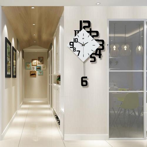 壁掛け時計 おしゃれな 静音 人気ランキング 電池式 掛け時計 壁掛け wall clock 連続秒針 ウォールクロック 壁時計 薄型のデザイン かわいい シンプル キャンパスウォールクロック リビング 寝室 部屋飾り 非電波時計 (中型サイズ)_3