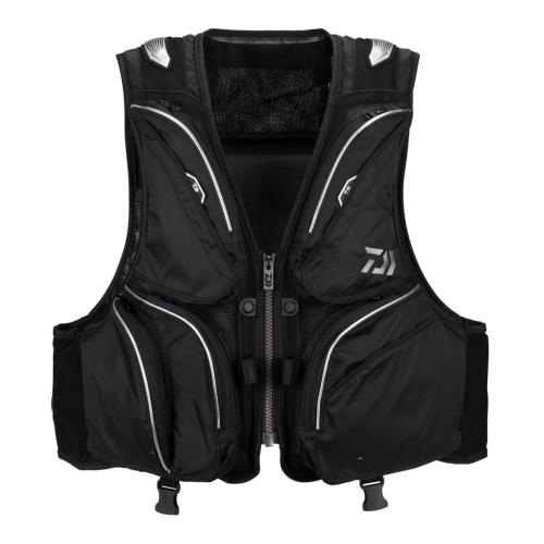 ダイワ(DAIWA) 鮎ベスト ＤＶ−３０２５Ｆ ブラック ２ＸＬ