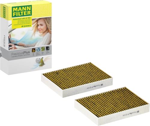 MANN マンフィルター フレシャスプラス エアコン キャビン フィルター ビーエムダブリュー ロールスロイス FP23014-2 [並行輸入品]