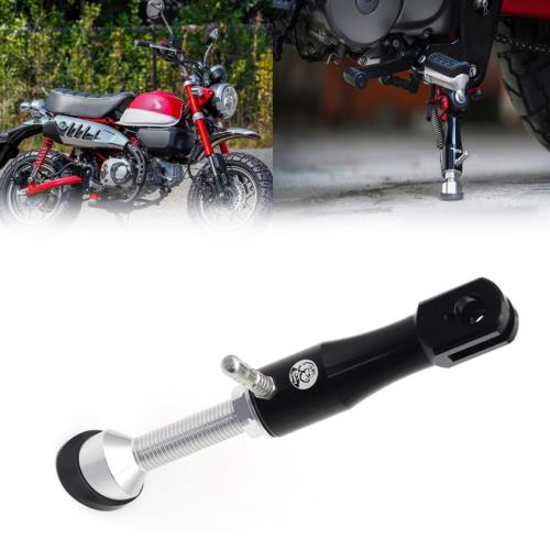 FOR エテ公125 Monkey125 monkey 125 CT125 CT 125 ダックスST125 DAX ST 125 グロムMSX125 GROM MSX 125 2018-2024 2025 自動二輪車のサイドブラケットアルミニウムアロイフットブラケットかい繕う能力のあるな小っちゃい側面鉤括弧 側面照明ランプ (黒いこと,Monkey 125)