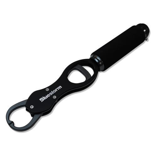 ブルーストーム(Bluestorm) BSJ-FG01 BLACK＆GUNMETALフィッシュグリップ 軽量 アルミ 防錆 釣り ランディングツール
