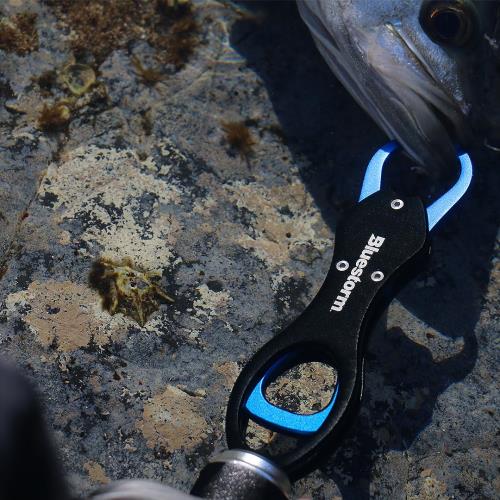 ブルーストーム(Bluestorm) BSJ-FG01 BLACK＆GUNMETALフィッシュグリップ 軽量 アルミ 防錆 釣り ランディングツール_1