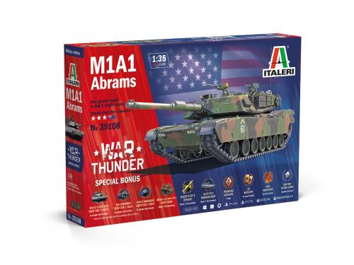 イタレリ 1/35 ウォーサンダー M1A1エイブラムス プラモデル IT35108 (戦車)