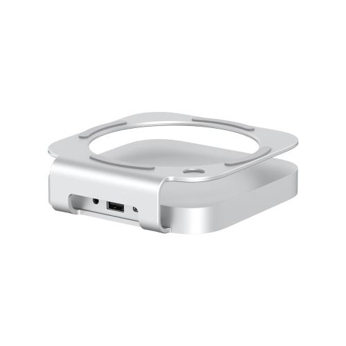 Qwiizlab 40Gbps Mac mini M4/M4 Pro スタンドハブ USB4 NVMe SSDエンクロージャ付き USB-Cホスト 3 USB-A 2.0 3.5mmオーディオ M.2 PCIe最大8TB対応 Thunderbolt 4/5対応_8