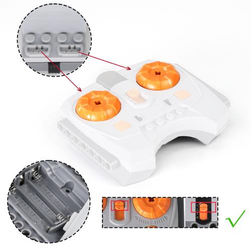 BrickBounty 37 個のパワー機能モーターセット、モーターキット、STEM 組み立てビルディングブロック用技術パーツ、MOC ブロック制御機能キット_1
