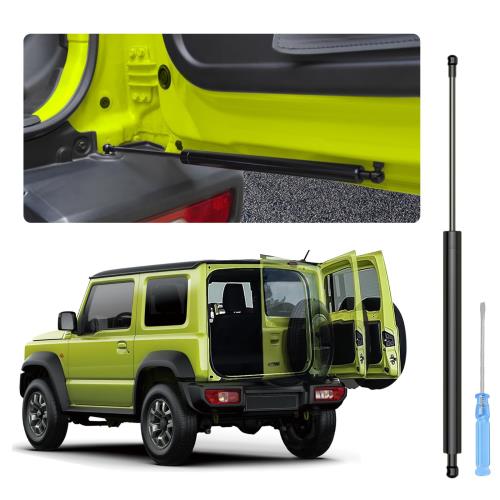 Rikanori ジムニー JB64W ジムニーシエラ JB74W 専用 バックドアダンパー リアゲートダンパー 無段階 フリーストップ機能 狭い駐車場でも安心 無加工ポン付け 日本語取扱説明書付 日本基準検品済