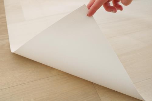 明和グラビア 防水 ペットのための滑りにくい廊下敷き ペット シート ラグ 廊下 防滑 消臭 お手入れ簡単 ズレ防止シール付き PRO-0130 80cm×3m ホワイト 日本製_3