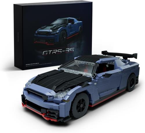 Nifeliz 車ブロック GTRS-35 スポーツカー 大人向け乗り物ブロックセット おもちゃ モデル オフィス/自宅インテリア向け｜車ファンへのギフト（1,323ピース、NF10285）