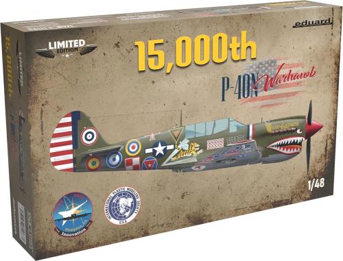 エデュアルド 1/48 リミテッドエディション P-40N ウォーホーク 15,000機記念塗装 プラモデル EDU11193 (飛行機)