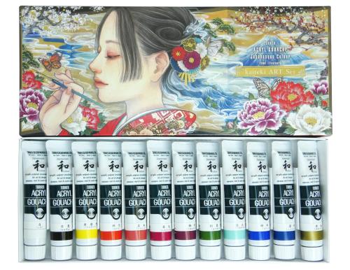 ターナー色彩(Turner Colour) アクリルガッシュ ジャパネスクカラー kaiteki ARTセット 20ml(6号) AGJ2012K