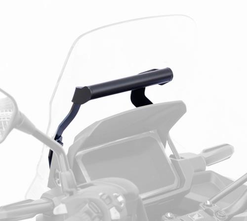キジマ(Kijima) NC750X 25y- バイクパーツ ハンドル マウントバーステー スチール製 マットブラック φ22.2mm 204-0717