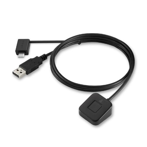 Kensington ケンジントン VeriMark デスクトップ USB-AC 指紋認証キー Windows HelloおよびWindows Hello for Business対応 FIDO U2F認証 FIDO WebAuthn対応 K62330WWA