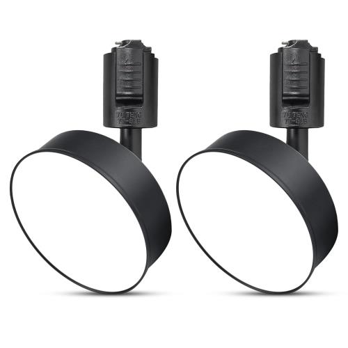 Akirius ダクトレール用スポットライト LED 120W相当 ダクトレール用照明器具 1400LM 高輝度 角度調節可能 取付け簡単 電球不要 照明器具 天井照明 おしゃれ 12W 玄関 キッチン リビング （ブラック・昼白色・2個セット） 5,620円