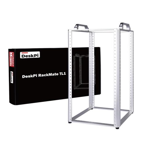 GeeekPi DeskPi RackMate TL1 10U オープンフレームラック｜10インチ IT・ネットワーク・オーディオ・ビデオ機器対応 ラックマウント