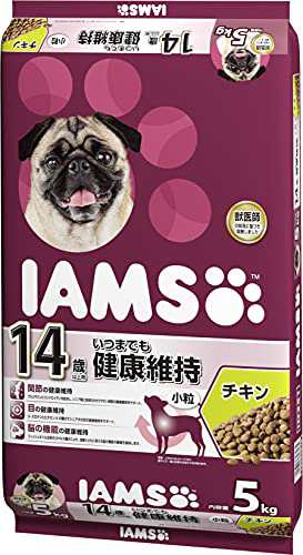アイムス (IAMS) ドッグフード 14歳以上用 いつまでも健康維持 小粒 チキン シニア犬用 5kgの通販は