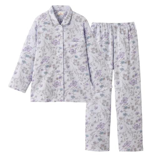 [グンゼ] パジャマ WARM PLUS長袖長パンツ（袖・足口ゴム通し穴付） ソフトキルト レディース ﾊﾟ-ﾌﾟﾙ_TG4004