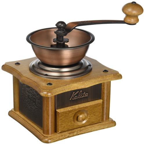 カリタ Kalita コーヒーミル 木製 丈夫な鋳鉄製カッター 銅板ミル AC-1 粗さ調整可能 手挽きコーヒーミル #42067 ミル グラインダー ハンドミル 手動 コーヒー初心者 初心者 小型 持ち運び 登山 カフェ インテリア レトロ 昭和 北欧 おしゃれ キャンプ アウトドア 喫茶店 アンの通販は