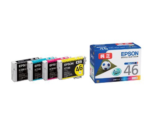 エプソン 純正 インクカートリッジ サッカーボール IC4CL46 4色パックの通販は
