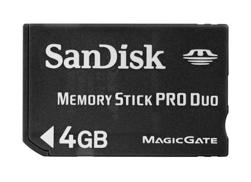 SanDisk MemoryStick Pro Duo 4GB SDMSPD-4096-J95