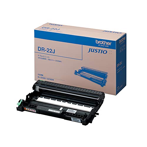 ブラザー工業 brother純正ドラムユニット DR-22J 対応型番:HL-2270DW、HL-2240D、HL-2130、MFC-7460DN、DCP-7065DN、DCP-7060D、FAX-2840 他の通販は
