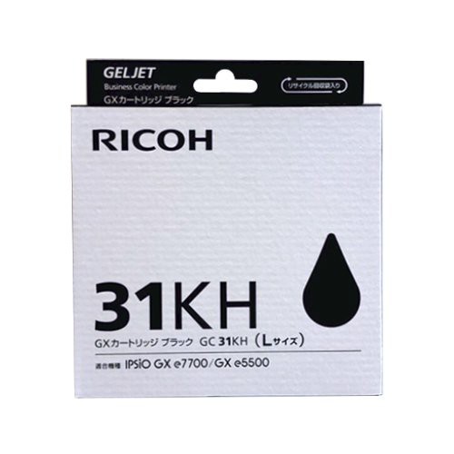 GC31KH リコー ブラック 純正 インク 31 2箱セットの通販は 14,975円