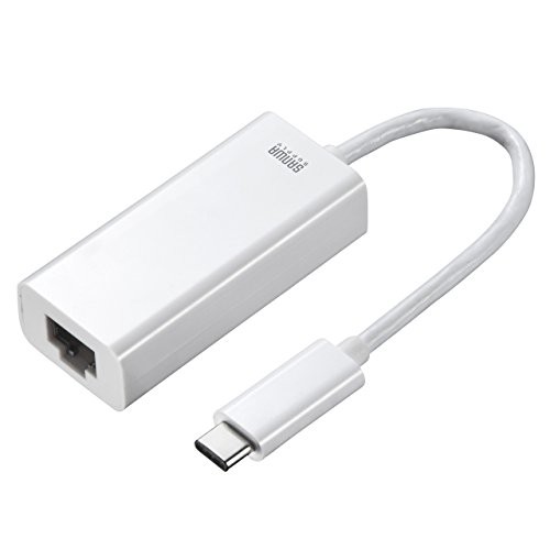サンワサプライ Gigabit対応USB Type C LANアダプタ(Mac用) ホワイト LAN-ADURCMの通販は