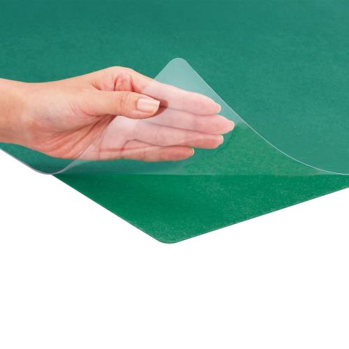 プラス デスクマット 透明 軟質 エコノミータイプ 下敷付 1390×690mm 41-061の通販は 7,976円