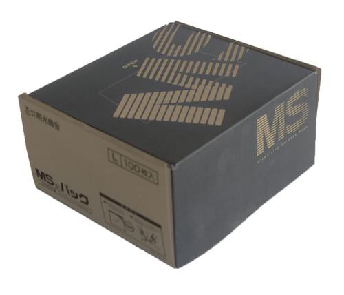 明光商会 シュレッダー用ごみ袋 100L 口幅100×深さ85センチ MSパック（L）ひも付き 100枚入りの通販は