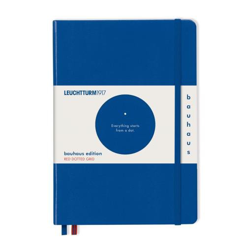 ロイヒトトゥルム バウハウス ノート ドット方眼 A5 レッドドット ロイヤルブルー 359618 正規輸入品の通販は