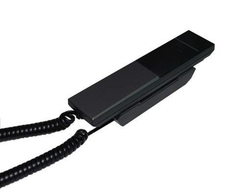 ホテル客室や企業の受付向け電話機 シモール ネオ NS-R01SD(MS) 黒