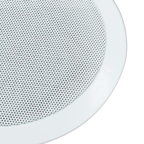 Herdio 300W Bluetooth 天井埋め込み型スピーカー 2ウェイ/ラウンド型/1本 ホワイト 18.5cm 8Ω 天井スピーカー