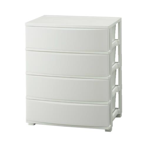アイリスオーヤマ 収納 チェスト 幅53？ 4段 ホワイト ワイド 衣替え 組立て簡単 チェスト インテリアに馴染む 収納ボックス 収納ケース クローゼット収納 衣類収納 洗面所 タンス コロネチェストの通販は 7,356円