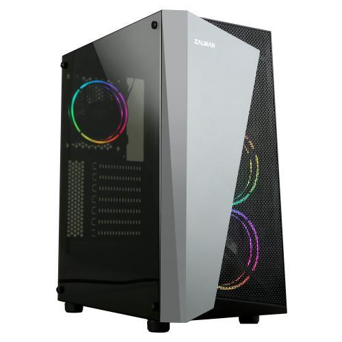 ZALMAN S4 Plus ミドルタワーPCケース RGBファン 3基搭載 CS7798の通販は