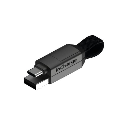 Rolling Square (ローリングスクエア) inCharge 6 (インチャージシックス) ポータブル キーホルダー充電ケーブル 6つの機能が1つに マルチ充電ケーブル マーキュリーグレー ノートパソコン対応の通販は